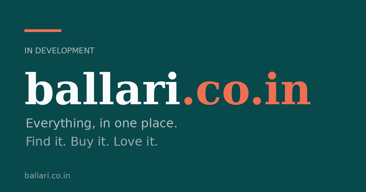 Link preview image for ballari.co.in